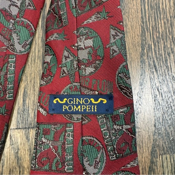 Vintage Gino Pompeii necktie - Picture 3 of 4